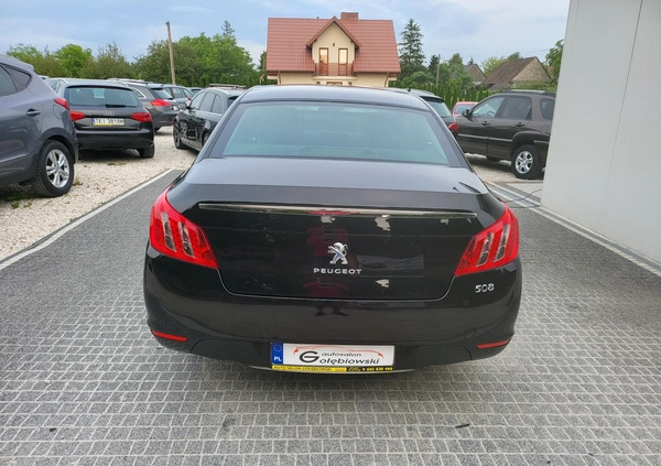 Peugeot 508 cena 38900 przebieg: 182541, rok produkcji 2012 z Czeladź małe 596